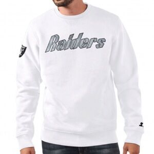 🏈STARTER RAIDERS
HERITAGE
WORDMARK WHITE
CREWNECK SWEATSHIRT SIZE MEDIUM